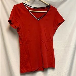 red classic Tommy Hilfiger shirt
